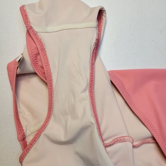 Solid & Striped The Claudia One Shoulder One Piece Swimsuit Flamingo Size M - Picture 9 of 15